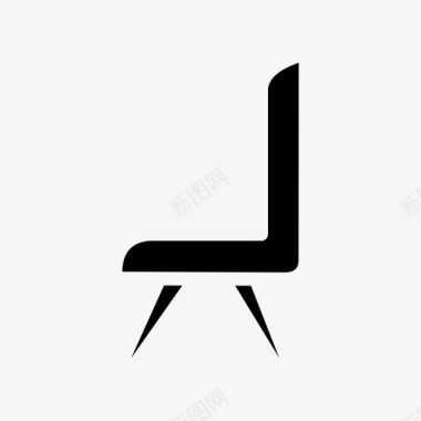 椅子办公椅家具和家居用品图标图标