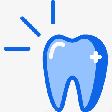 牙齿图标牙齿牙齿13蓝色图标图标
