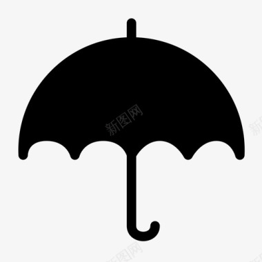 遮阳伞伞雨遮阳伞图标图标