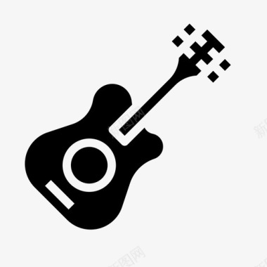 吉他音响音乐图标图标