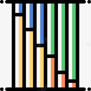 教学图表柱状图图表和图表15颜色省略图标图标