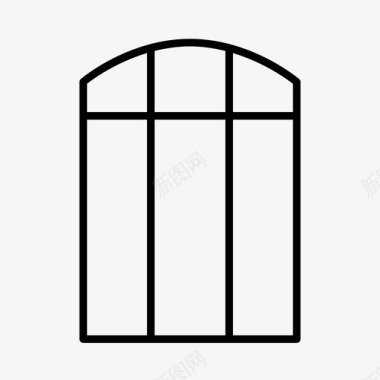 窗户建筑师建筑平面图图标图标