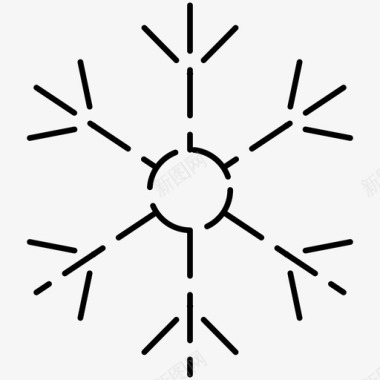冬天雪树冰雪冬天图标图标