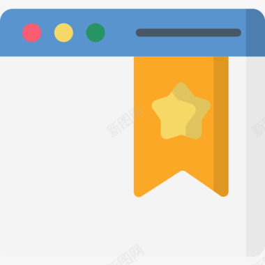 平面图标书签网页122平面图标图标