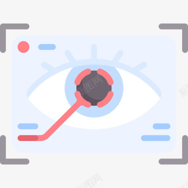 视网膜扫描domotics23平扫图标图标