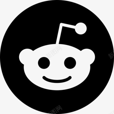 循环Reddit社交媒体86循环图标图标