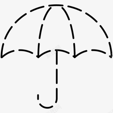 伞保护安全图标图标