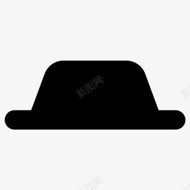 警探帽子饰品图标图标