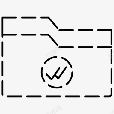 多文件选择打开文件夹选中选择图标图标