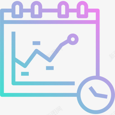 页日历图标日历搜索引擎优化78渐变图标图标