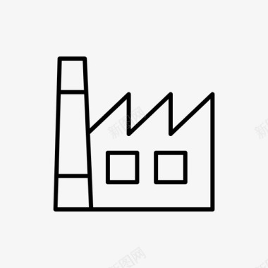 工厂企业工业图标图标