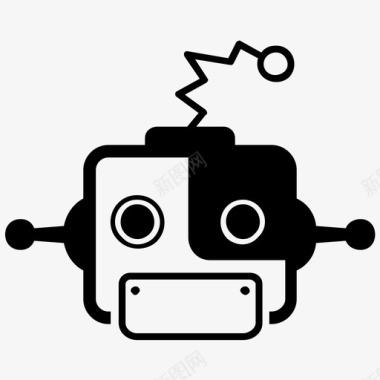 机器人电子机械图标图标
