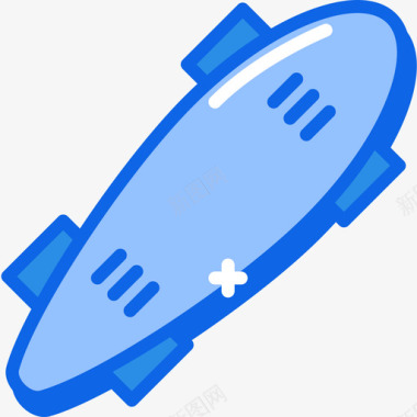 滑板户外活动27蓝色图标图标