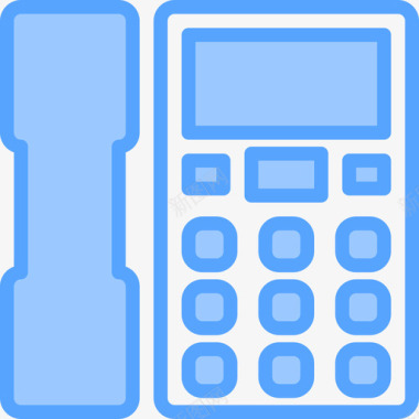 电话联系图标电话电话6蓝色图标图标