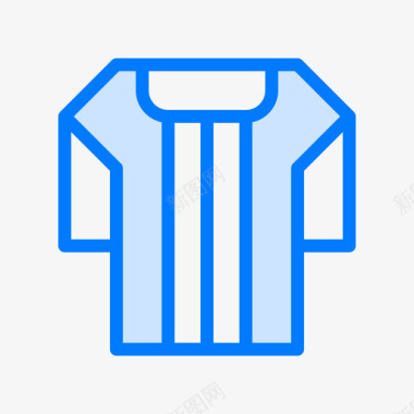 T恤篮球20蓝色图标图标