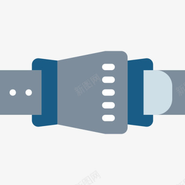 公共标识安全安全带机场66扁平图标图标