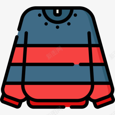 羊毛衫冬衣及附件8线颜色图标图标