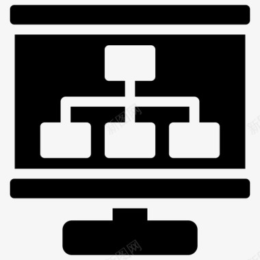 分析矢量图业务演示业务分析图表应用程序图标图标