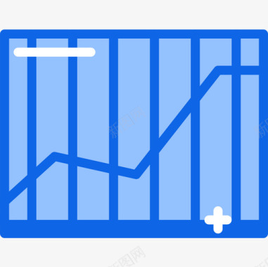 折线图业务284蓝色图标图标