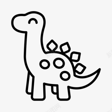 侏罗纪恐龙侏罗纪公园史前图标图标