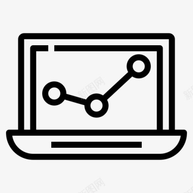 图表背景分析商业计算机图标图标