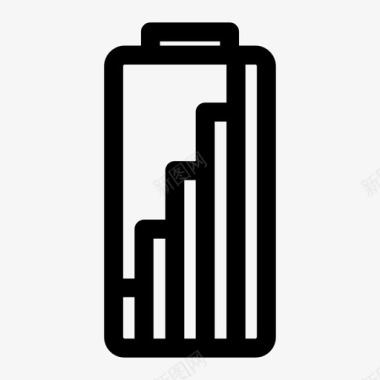 充电路标电池电池电量电池状态图标图标