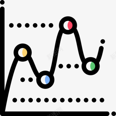 教学图表折线图图表和图表15颜色省略图标图标