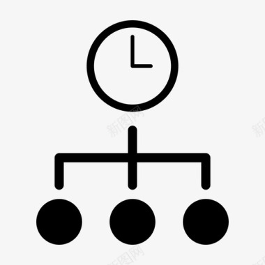 时间流逝工时服务器计时器图标图标