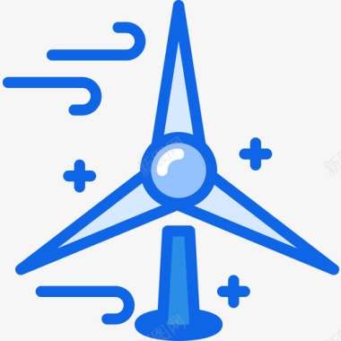 energyEolicEnergyecology161蓝色图标图标
