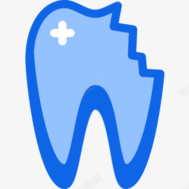 断牙牙13蓝色图标图标
