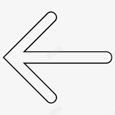 向左旋转箭头左箭头向左箭头图标图标