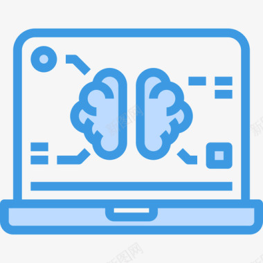 人工智能图片人工智能教育216蓝色图标图标