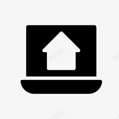 房子主页免抠png在线主页房子笔记本电脑图标图标