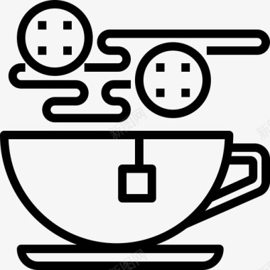 采购产品茶和饼干茶和饼干咖啡图标图标