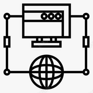 信息板计算机信息接口图标图标