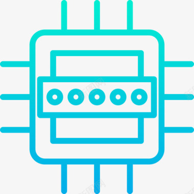 消费CPUCpu网络安全12梯度图标图标