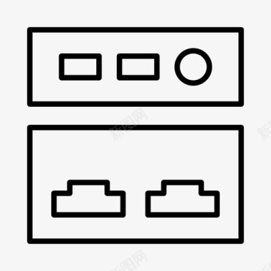 外部服务器数字外部硬盘图标图标