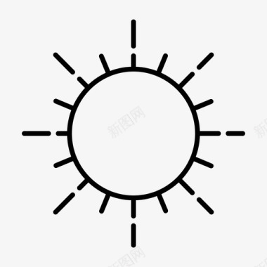 太阳光明白天图标图标