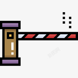 19号停车位护栏19号停车位线形颜色图标高清图片