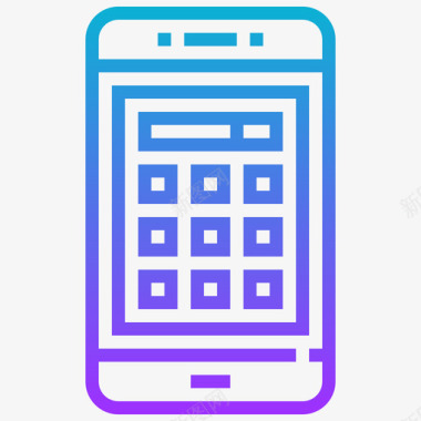 手机抖音app应用图标应用程序智能手机应用程序4渐变图标图标