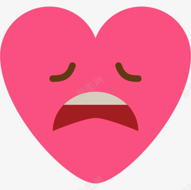 有表情心脏心脏表情8平坦图标图标