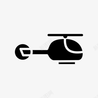 直升机直升机飞行运输图标图标