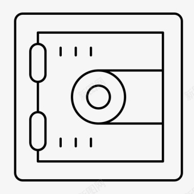 激励挂画储物柜激励保险库图标图标