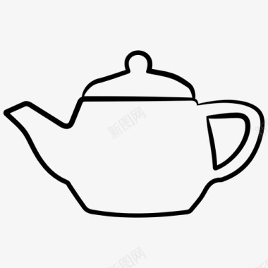 洒水壶水壶茶餐具图标图标