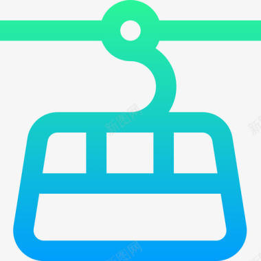 公共交通标识Funifor公共交通8坡度图标图标