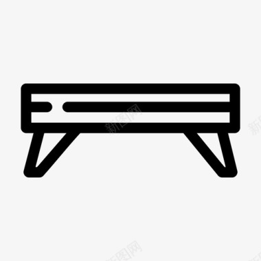 桌子长凳家图标图标