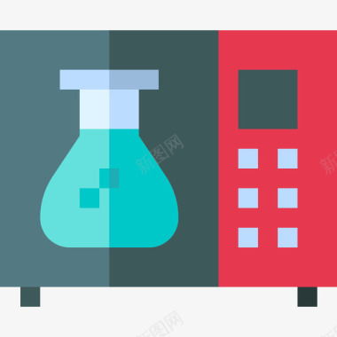 微波炉微波炉实验室18平板图标图标