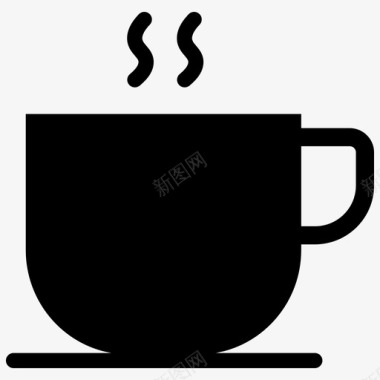 流逝的时间咖啡杯休息时间咖啡休息图标图标