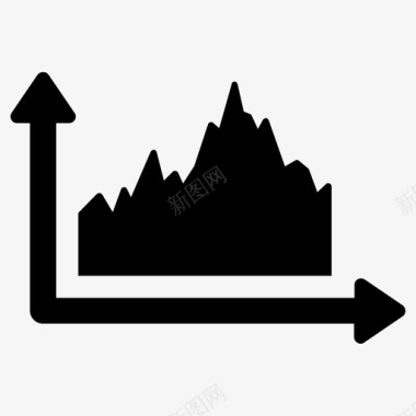 图表面积图折线图图标图标