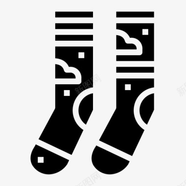 袜子衣服冬季图标图标
